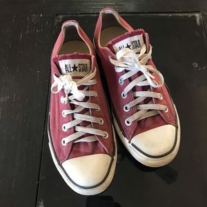 Vintage Burgandy Classic Converse